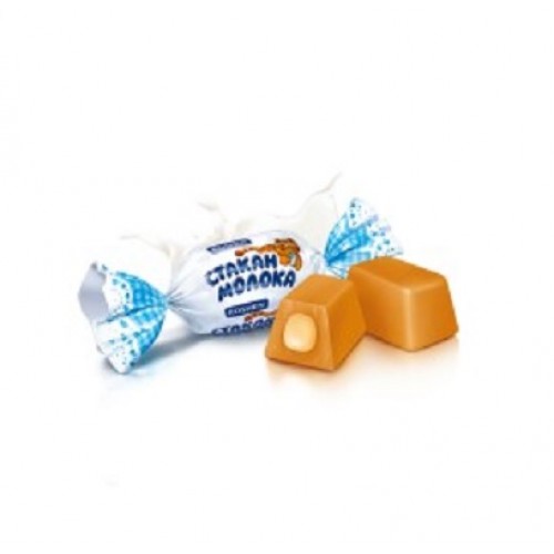 Ирис Milky Splash с молочной начинкой  Roshen 300g